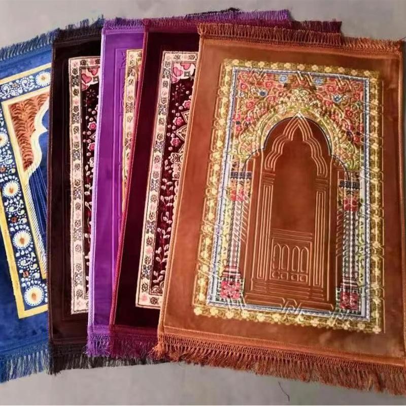 10mm Cotton Mosque Prayer Rug for Comfort