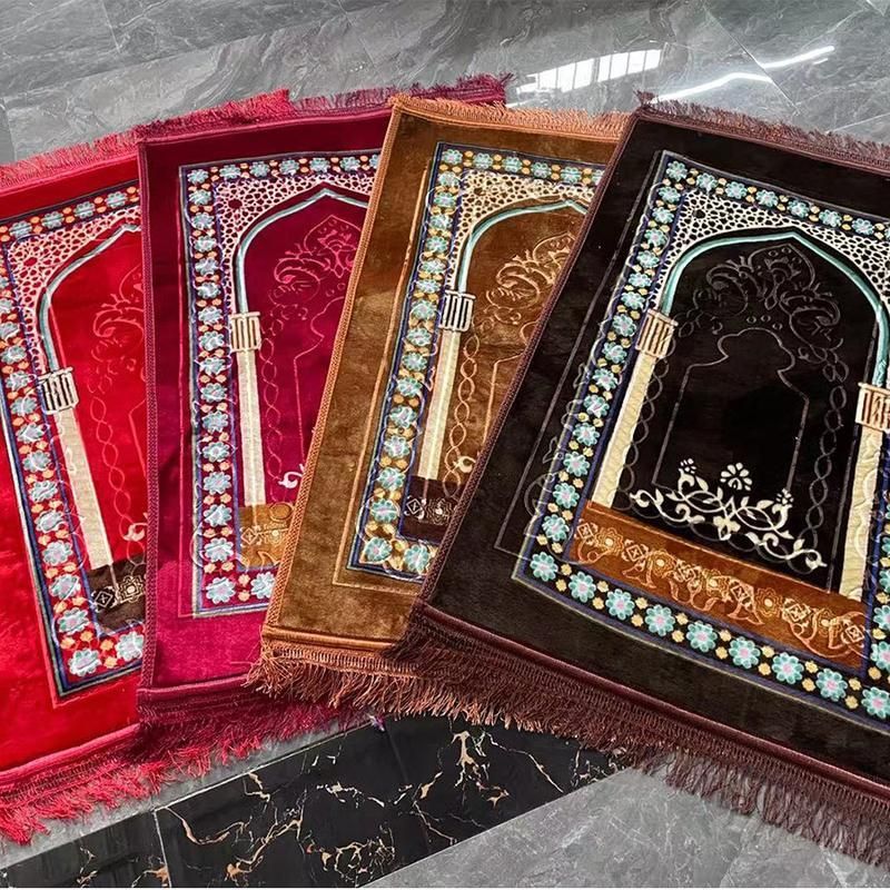 10mm Cotton Mosque Prayer Rug for Comfort