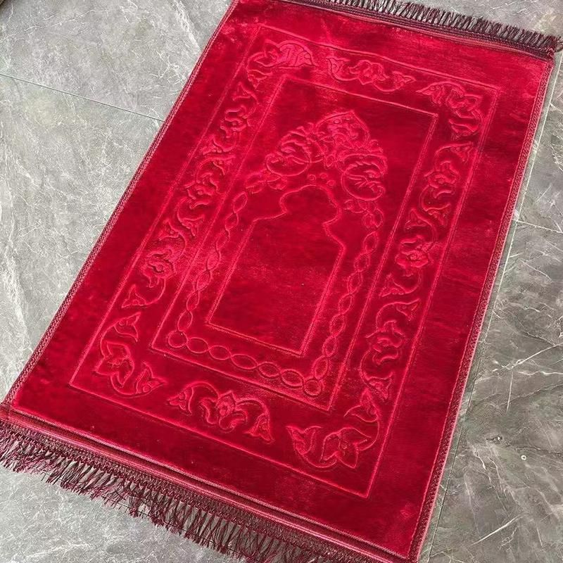 10mm Cotton Mosque Prayer Rug for Comfort
