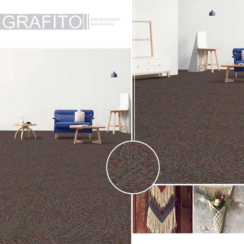Individuelle Geometrische Nylon Teppichfliesen
