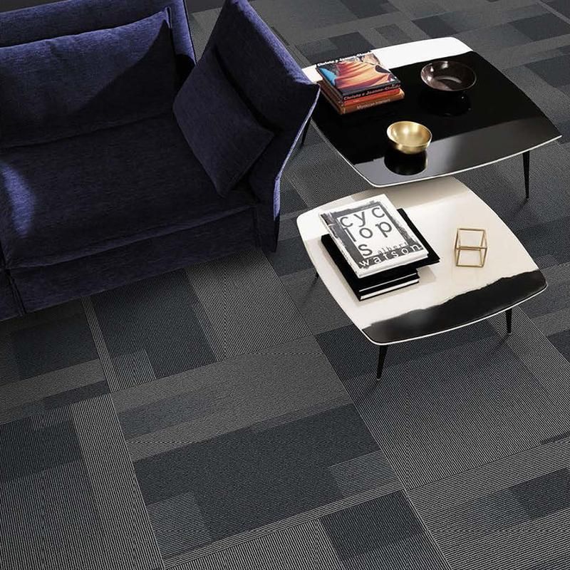 Strapazierfähige Modulare PP Jacquard Büro Teppichlösung