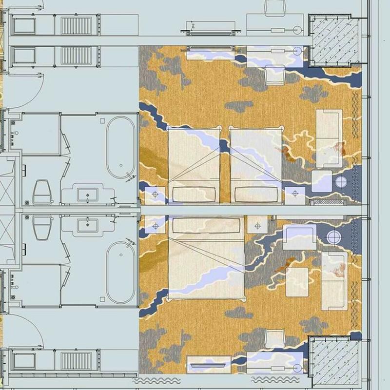 Feuerfester Hotelteppich - Stilvolles Design