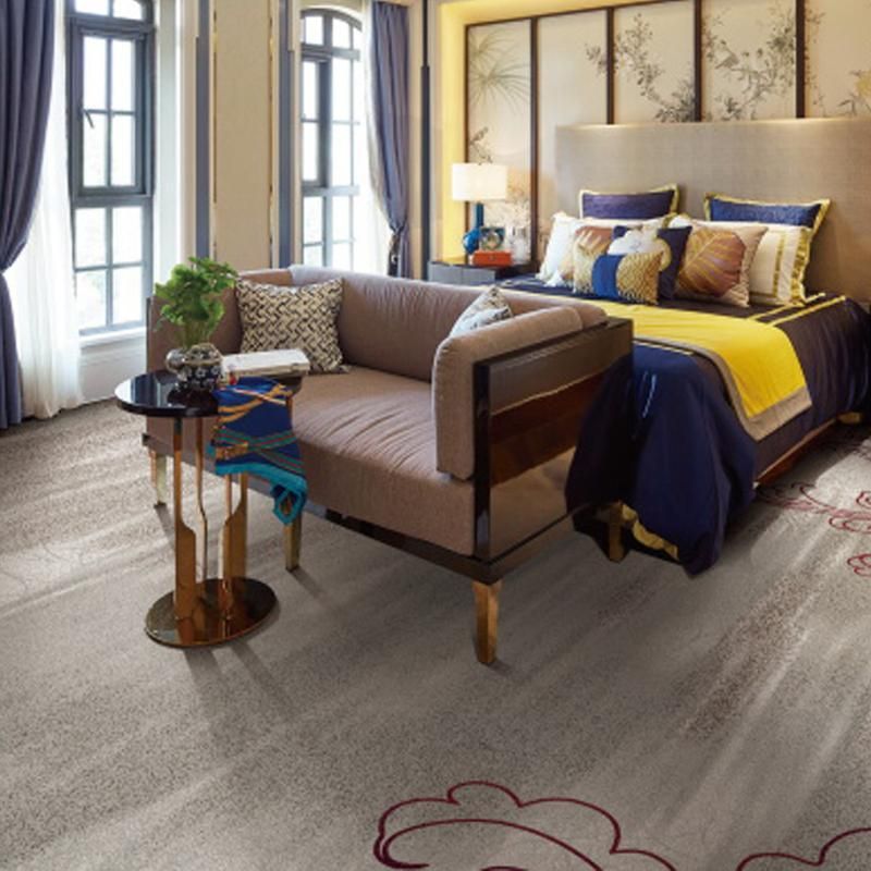 Luxuriöser Blauer Nylon-Druck Hotelteppich