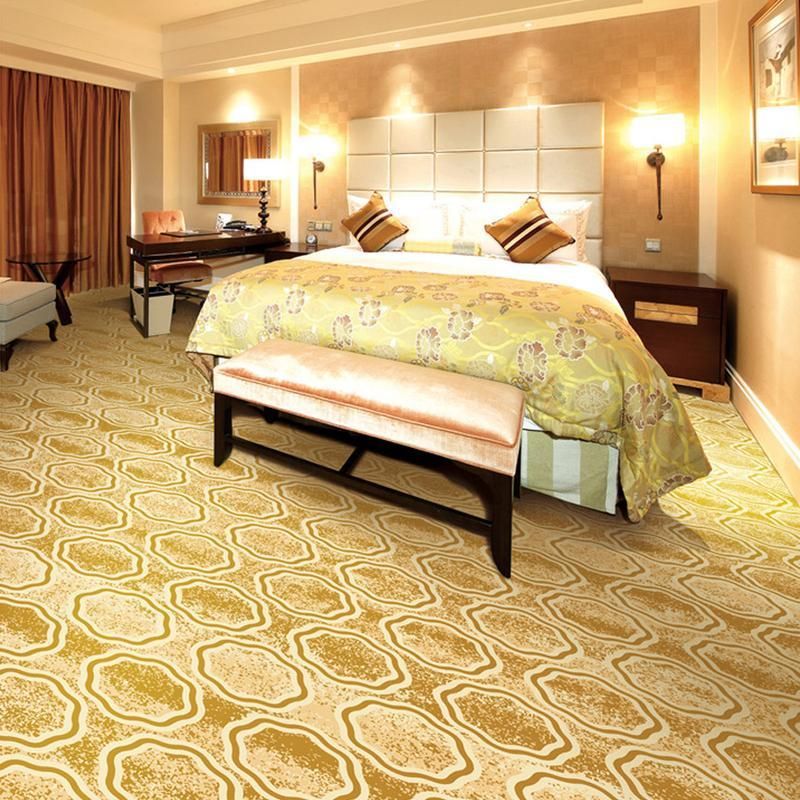 Tapete de Poliéster Estampado de Luxo para Quarto de Hotel