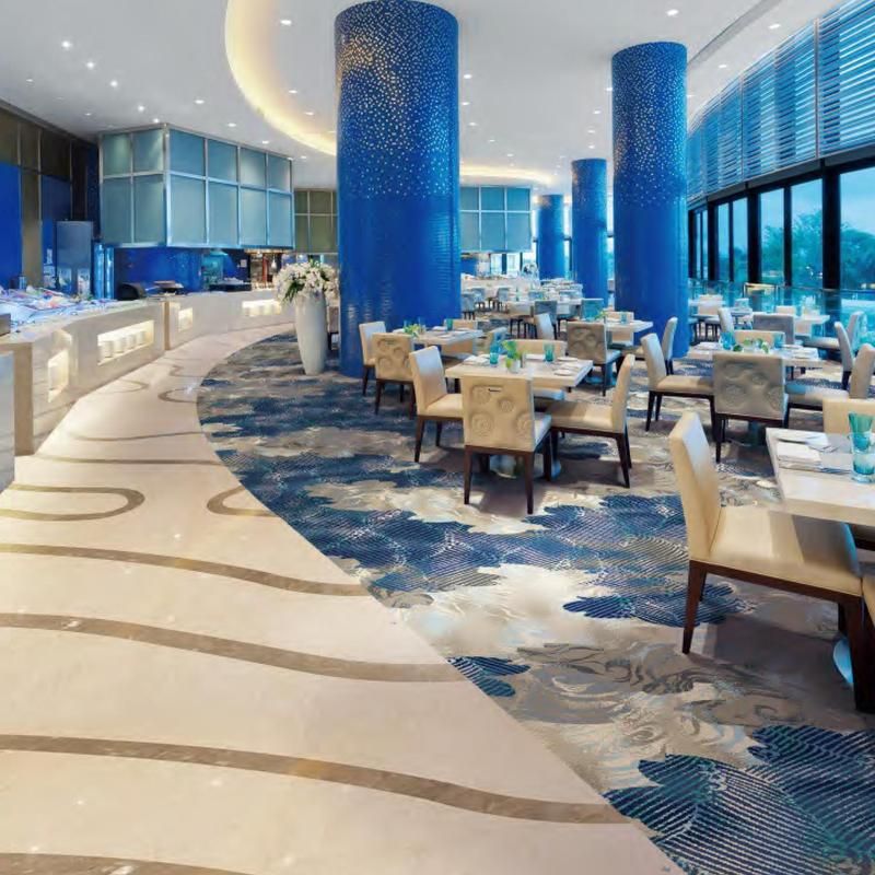 Tapete Lã Vermelho Casino 4m - Design Luxo Hotéis e Átrios