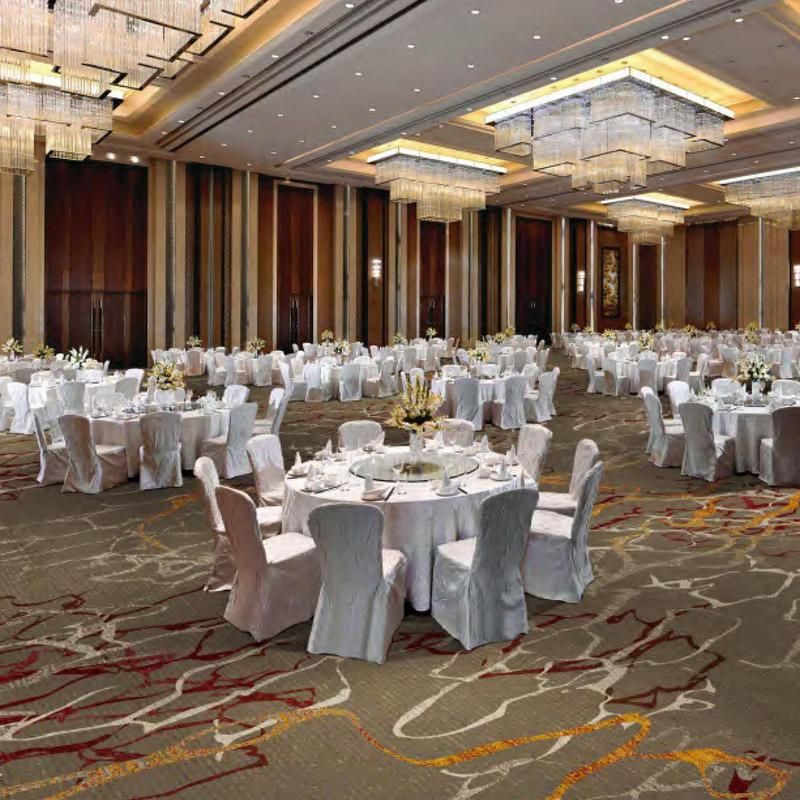 Tapete Lã Vermelho Casino 4m - Design Luxo Hotéis e Átrios