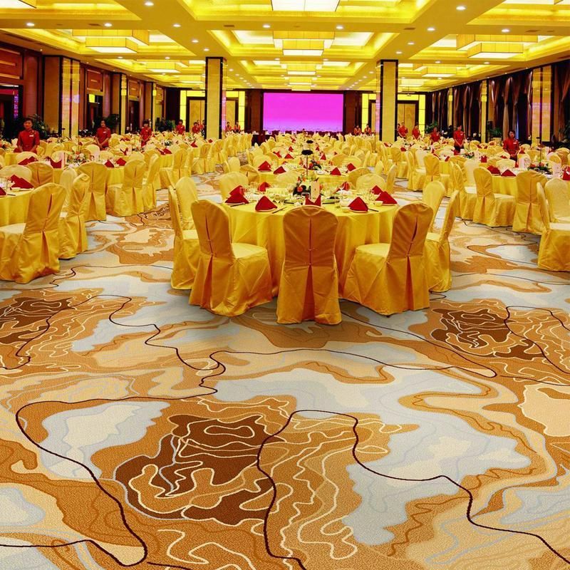 Tapete de Lujo Tejido para Salón de Banquetes y Hotel