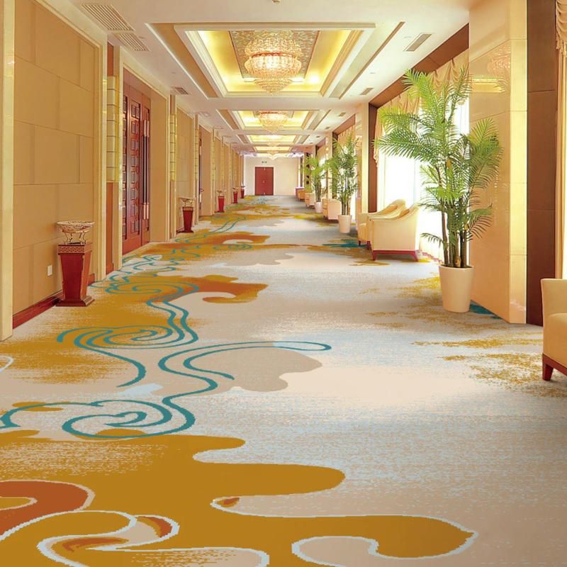 Tapete Resistente a Chamas Moderno para Quartos de Hotel & Corredores