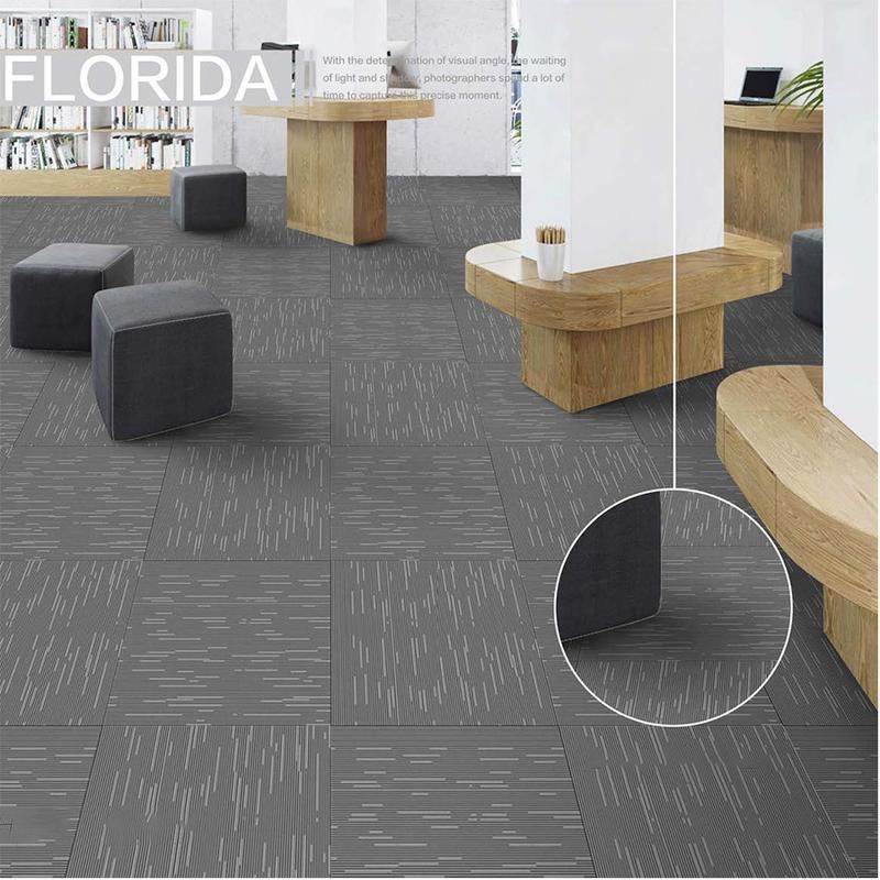 Modern Printed Carpet Tiles for Indoor Use