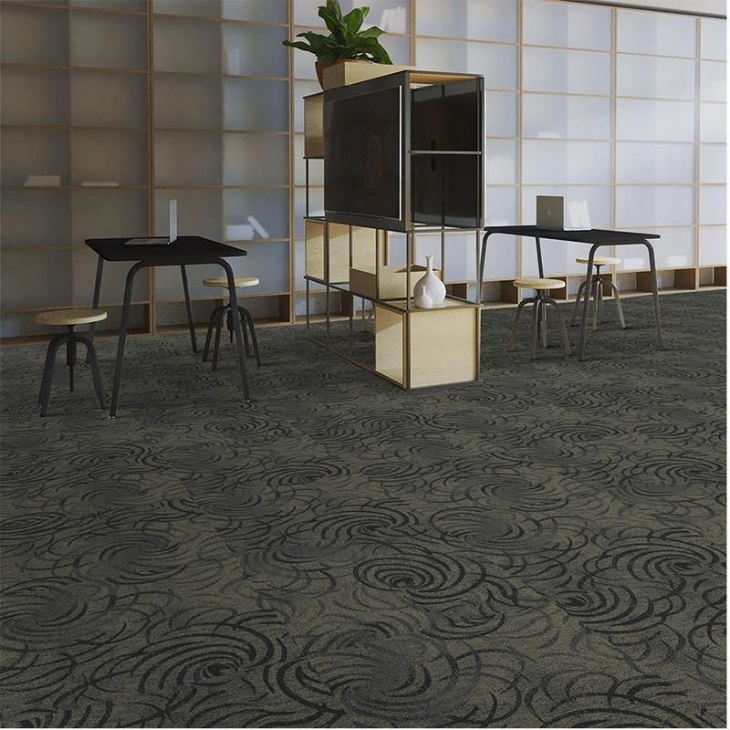 Moqueta Modular Comercial de Estilo Moon en PVC para Hoteles
