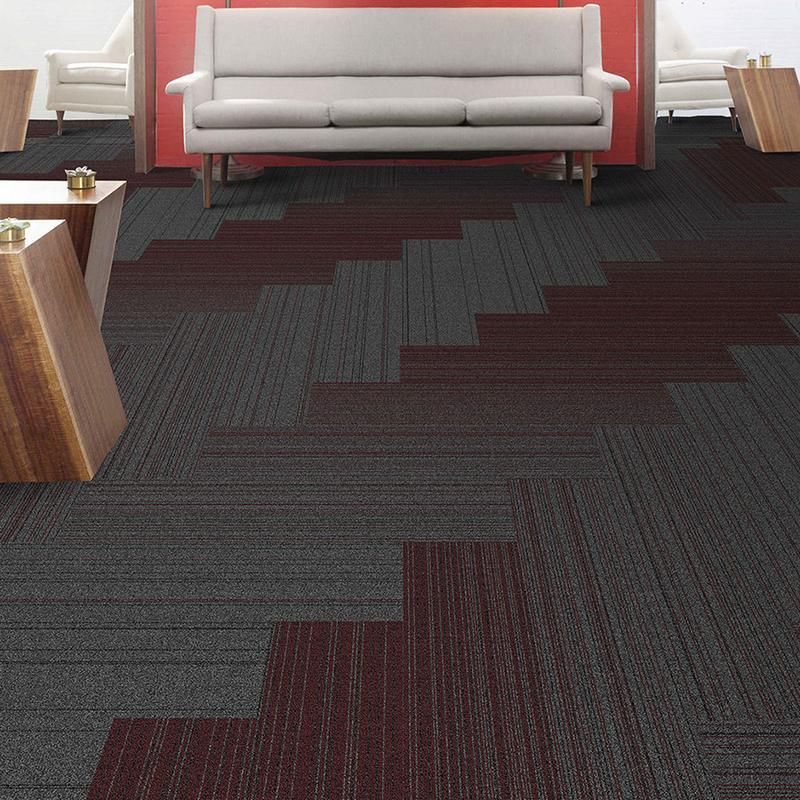 Telhas de Tapete de Nylon 25x100 cm com Revestimento de PVC