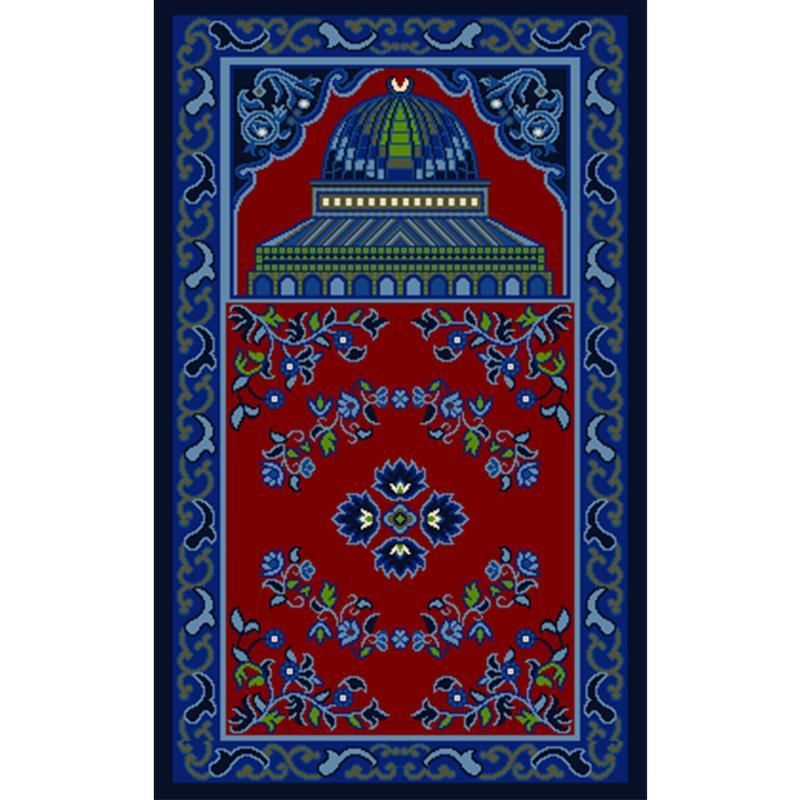 Premium Mosque Prayer Rug - Soft & Durable - 26x48in